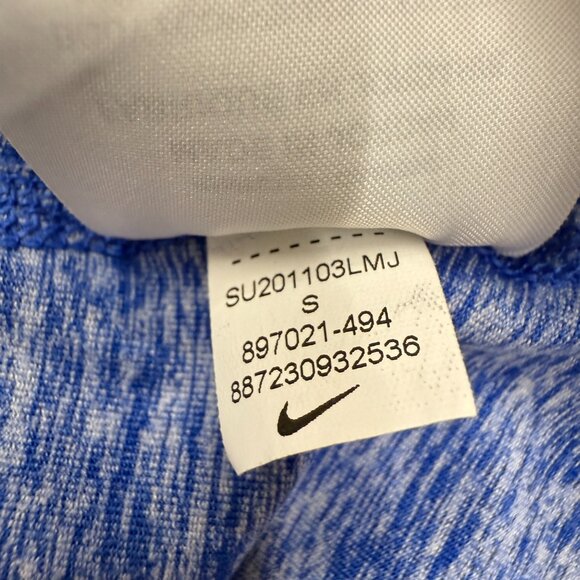 Nike Running Dri-Fit Women's Top Activewear Workout, 1/4 Zip, Blue, Size S - Picture 7 of 12